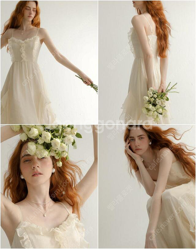 신스덴 이블리 러플 나시원피스 셀프웨딩브라이덜샤워휴양지여름원피스블랑드문로아르메이윤이바나헬싱키주르티쥴리앤칼라아비에무아...--5