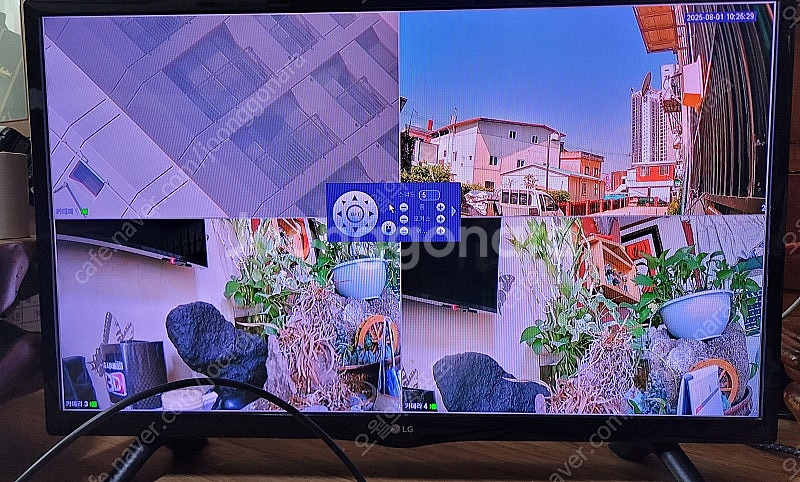 CCTV 210만화소 PTZ카메라1개 외부용카메라4개 ...--2