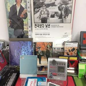 워크맨/MD플레이어 작동품 2점일괄판매:Aiwa AM-F80(본체+리모컨)+켄우드 DMC-Q55민트색(보밥으로 작동확인)+녹음된 MD10장/택포가