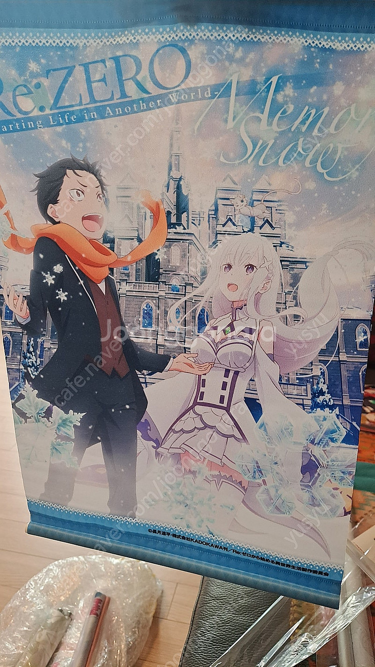 리제로 ova memory snow a3 태피스트리 판...--0