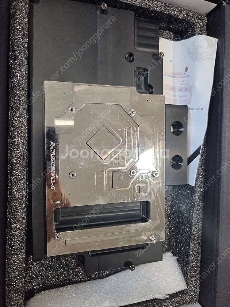 바이스키 rx580 레드데빌 워터블럭--1