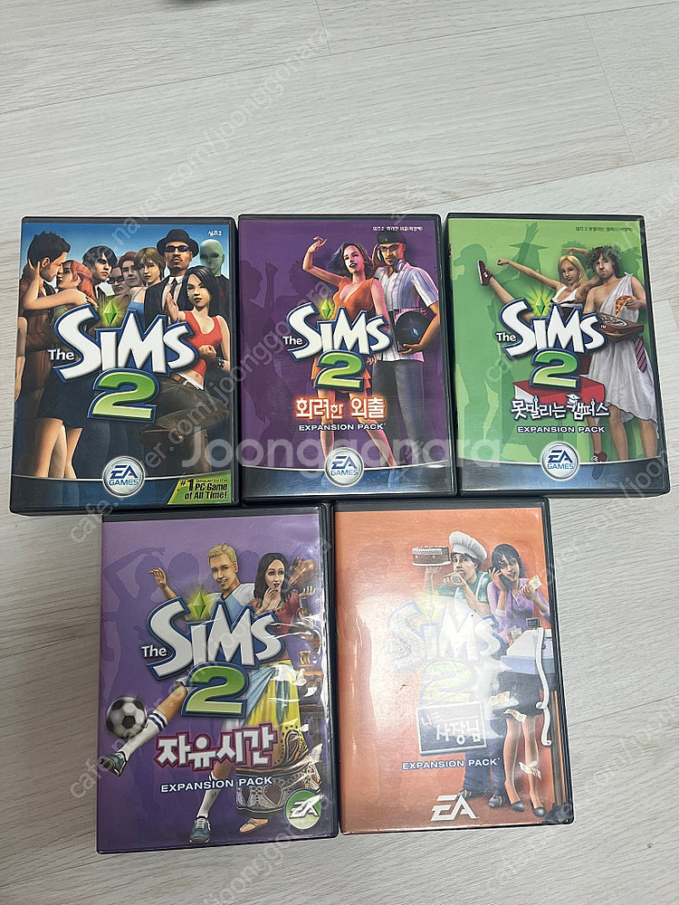 EA 고전 PC 게임 심즈2 한글 정발 오리지날+4개 에디션 - 안심되는 중고거래
