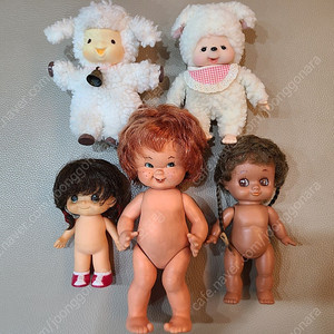 양치치 와 빈티지 양인형 2개 일괄 판매합니다. (서비스 빈티지 인형 3개)