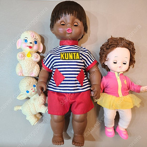 삑삑이 루버돌 피규어 (초판2개, 복각판2개) 판매합니다. (서비스 눈깜빡이 인형 2개)