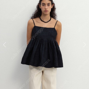 모노하 jacquard sleeveless 지카드 슬리브리스