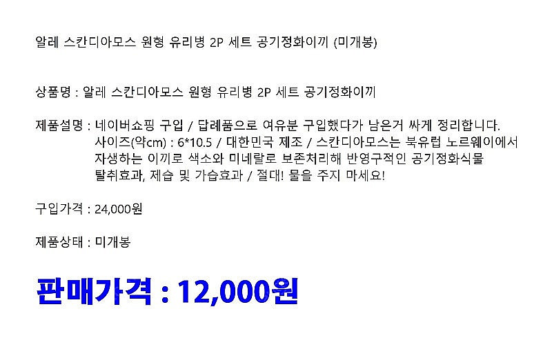 스칸디아모스 공기정화 트리 이끼 화분 몇개 정리합니다.--5