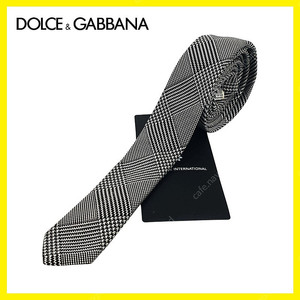 돌체앤가바나 DOLCE&GABBANA 체크무늬 타이 넥타이 (새상품)
