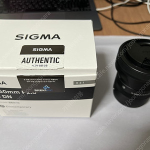 시그마 18~50mm f2.8 E마운트 렌즈 팝니다. ( 1850 f2.8 ) 보증기간 27년 03월