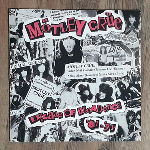 라이센스 엘피 LP Motley Crue - Decade Of Decadence '81-'91 (1992년/워너뮤직코리아)