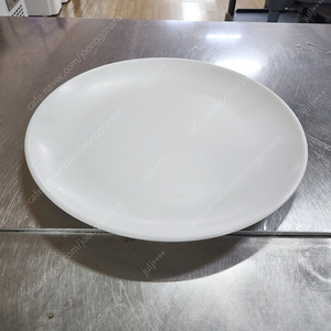 업소용 식당 식판 뷔페 부페 원형 접시 함바 대형 32cm 200개