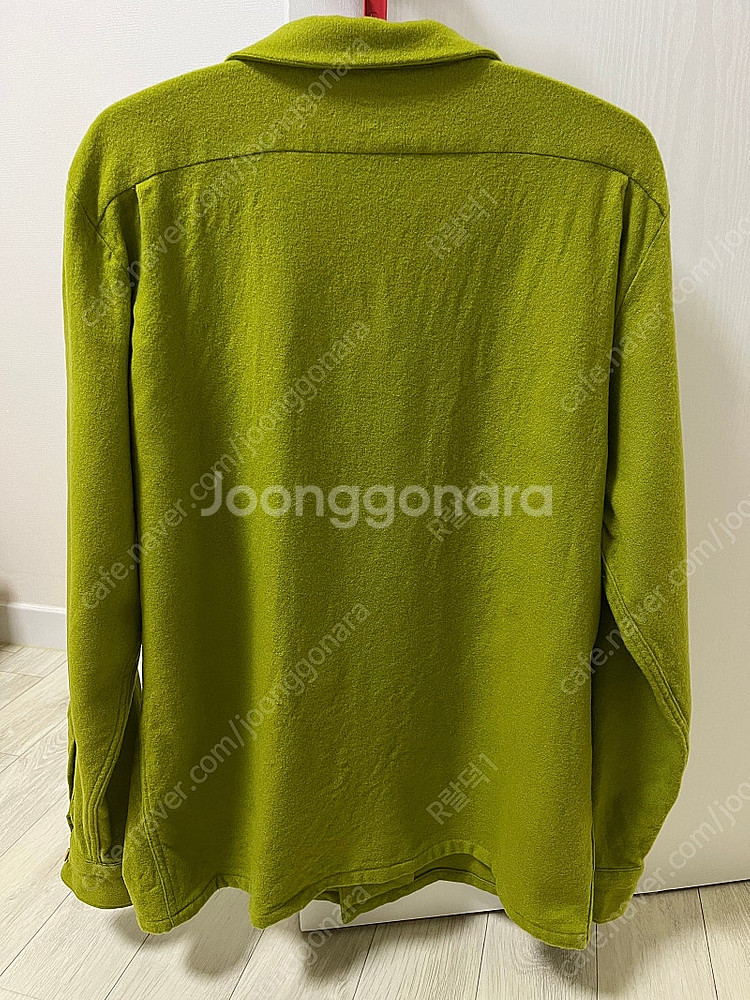 리바이스빈티지클로딩 lvc1940 울 럼버잭 그린 셔츠 XL사이즈 더블알엘,RRL,폴로,풀카운트,웨어하우스--4