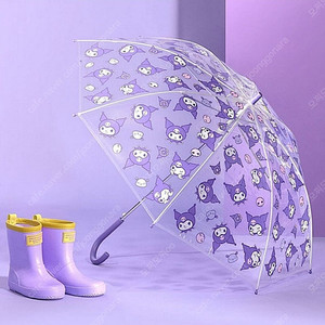 (새상품) 산리오 쿠로미 우산 투명우산