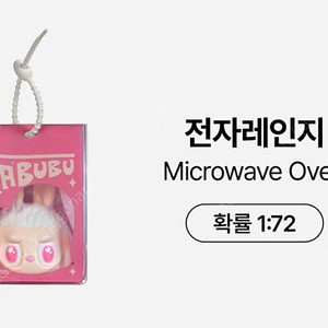팝마트 라부부 수상한 편의점 키링(시크릿)전자레인지