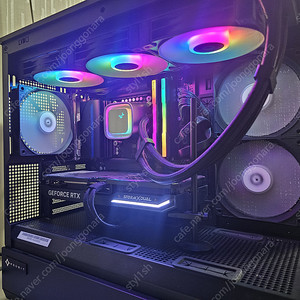 조립 PC, 인텔 i7 14700F, 딥쿨 LS720 수냉, 애즈락 B760M, 에쎈코어 DDR5-6000 16GBx 2, 이엠텍 지포스 rtx 4070 super, 마이크론 1T