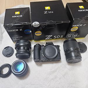 니콘 Z50ii, z18-140, z24.7, 시그마 56.4 판매