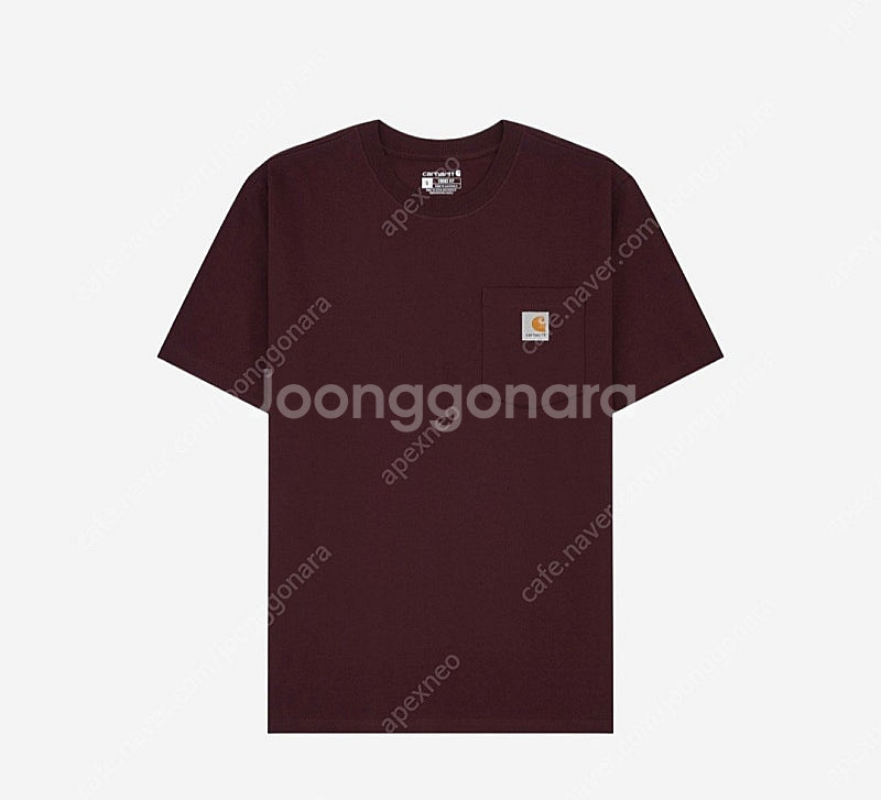 [칼하트] K87 루즈핏 헤비웨이트 반팔 티셔츠--1