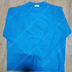 [100] TNGT 틸블루 오버핏 부클레 크루넥 니트 TNSW3F207B2