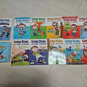 정품 조지브라운 챕터북 george brown 10권+워드북+cd 팝니다.(가격내림)