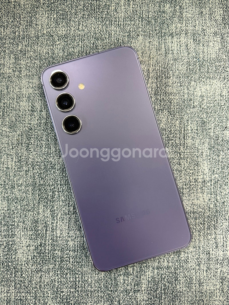 (최저가)갤럭시S24 퍼플 256G 미파손 상태좋은 정상해지 단말기 42만원팝니다@--1