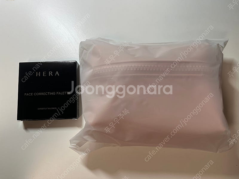 언타이디 새틴 미니백 루즈 핑크 (1회 사용)--1