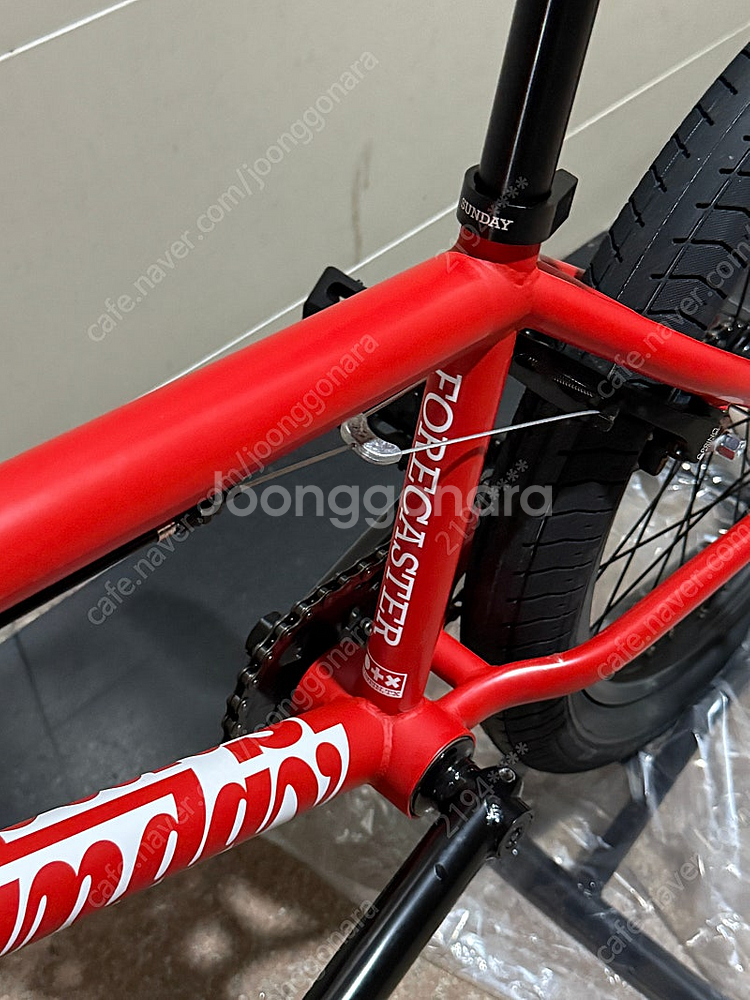 선데이 bmx 포어케스터 (무주행/새차) 팝니다.--4