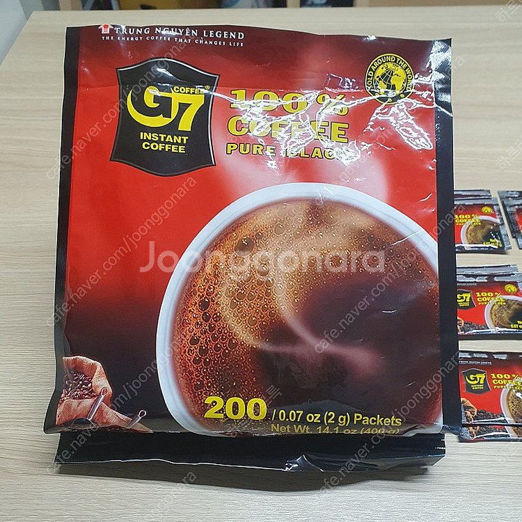 G7 블랙 커피 2g 15개 묶음 판매합니다--1