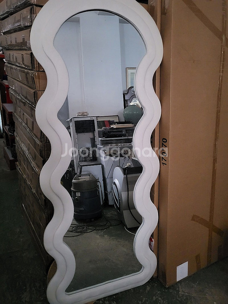 물결 (웨이브) 대형 전신거울 (미사용)--1