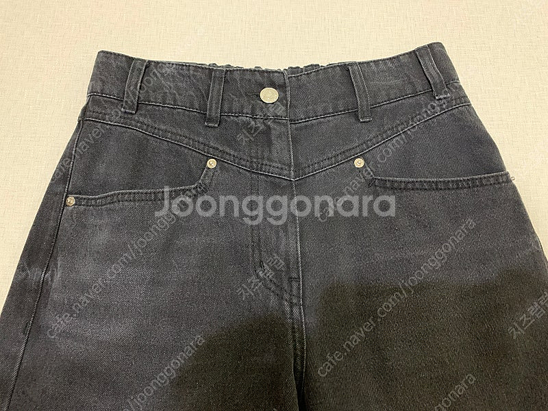 시스템 벨티드 와이드 데님 팬츠 (한섬 SJSJ 마인 ...--8