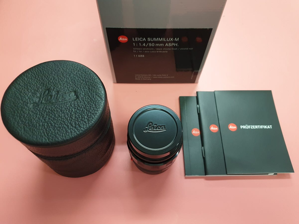 라이카 50.4 Black chrome finish e43 Summicron 50mm 2,0 Rigid 리지드 이미지