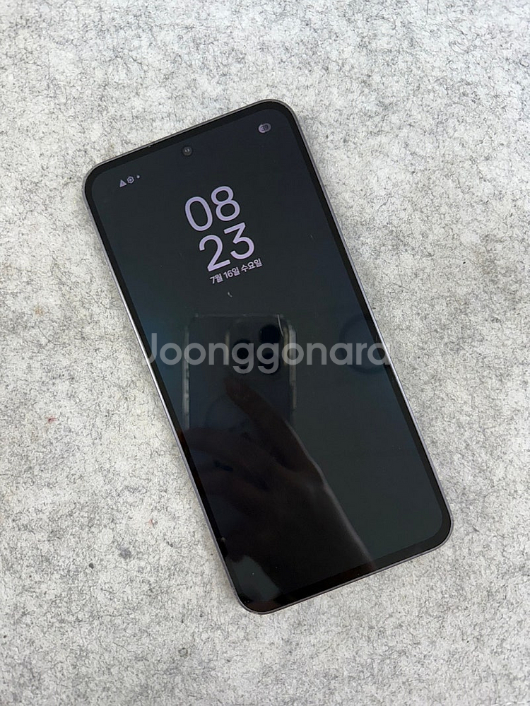 갤럭시S24FE 블랙 256G 무잔상 가성비 단말기 실...--2