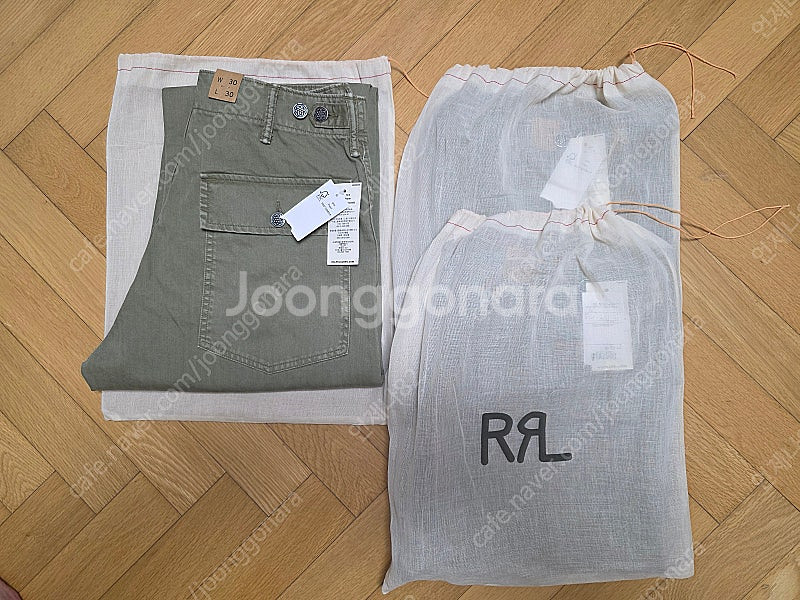 RRL 더블알엘 헤링본 퍼티그 팬츠 판매합니다--0