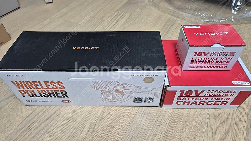 벤딕트 18v 무선 폴리셔 풀패키지 새상품 팝니다--0