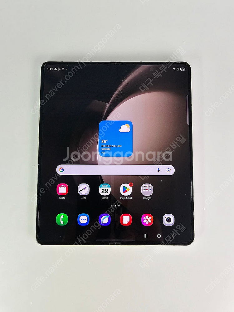 갤럭시 Z폴드5 512GB 새상품급 크림 공기계 중고폰...--0