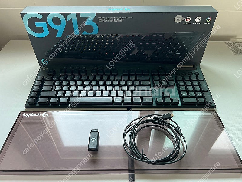 로지텍 G913 국내 정품 리니어 키보드 팔아요(A/S...--1