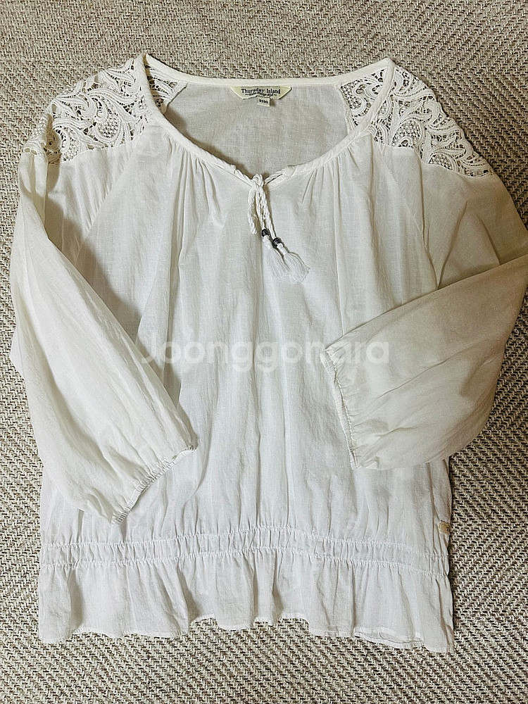 써스데이아일랜드 블라우스--0