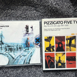 CD 라디오헤드 미개봉 피치카토파이브 베스트앨범 RADIOHEAD OK COMPUTER PIZZICATO FIVE TYO Big Hits and Jet Lags 91-95 팝니다