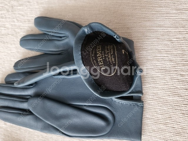 정품 에르메스 여성 가죽장갑 거의새상품--4