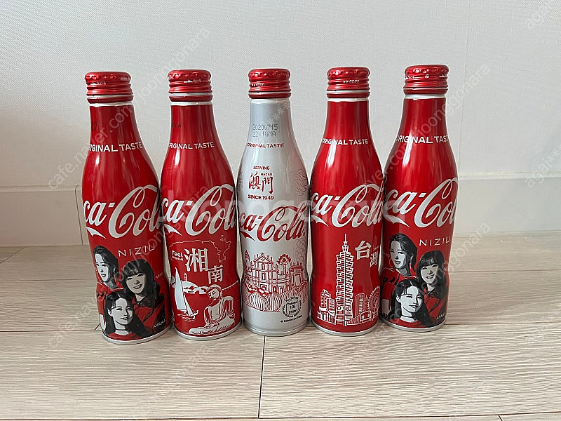 코카콜라 한정판 빈보틀 5종 판매합니다.--0