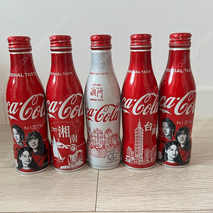 코카콜라 한정판 빈보틀 5종 판매합니다.