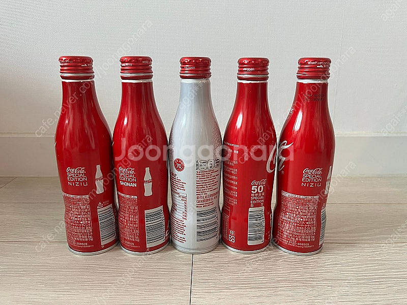 코카콜라 한정판 빈보틀 5종 판매합니다.--1