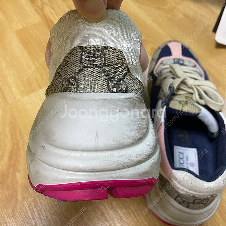 구찌 뉴라이톤 핑크솔 37--5