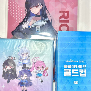 블루아카이브 GS25 콜드컵 띠부씰 콜렉터북 블아 L홀더 파일 포토카드 리오 코유키 유우카 노아 굿즈 콜라보
