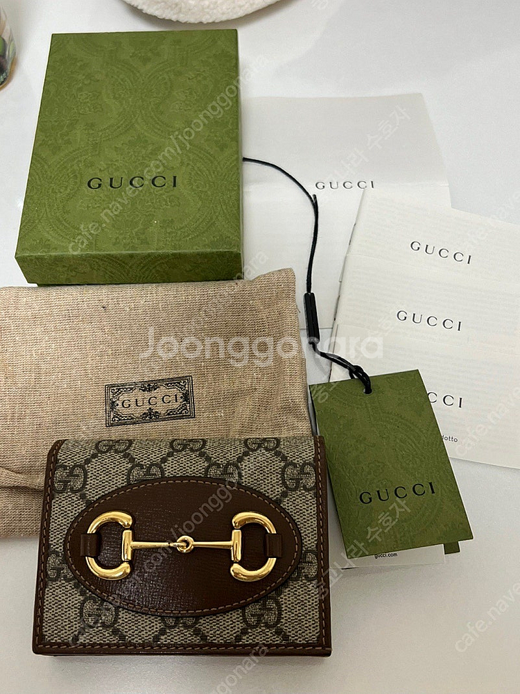 구찌 홀스빗 1955 스몰지갑 판매--1