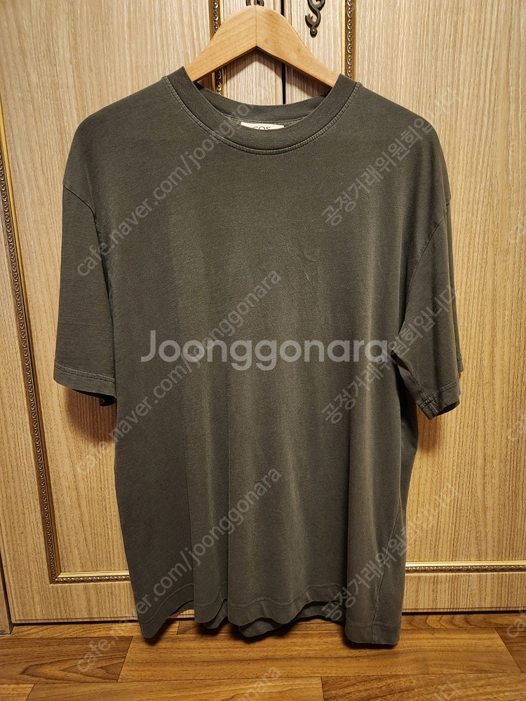 클럽모나코 반팔 티셔츠, 롱 맥코트 베이지, COS 오...--6