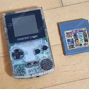 닌텐도 게임보이 컬러 GBC 클리어 버전 게임기 & 합팩 게임
