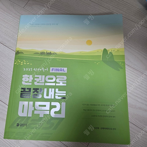 2025 선재국어 마무리