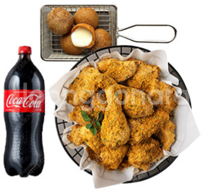 BHC 뿌링클+치즈볼+콜라1.25L--0