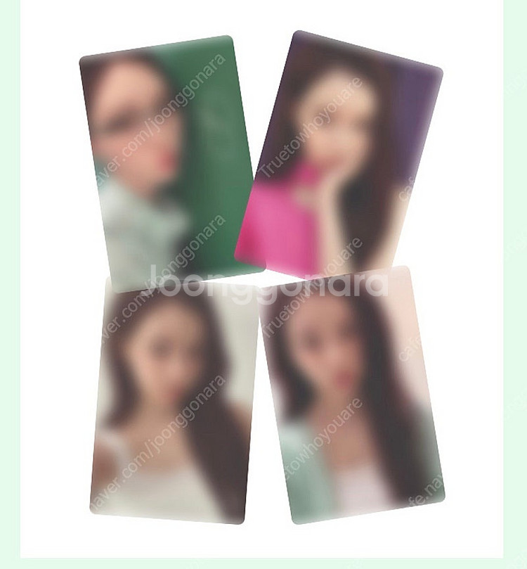 마몽드 X 윈터 5차 포카 포토카드 4장 에스파--0
