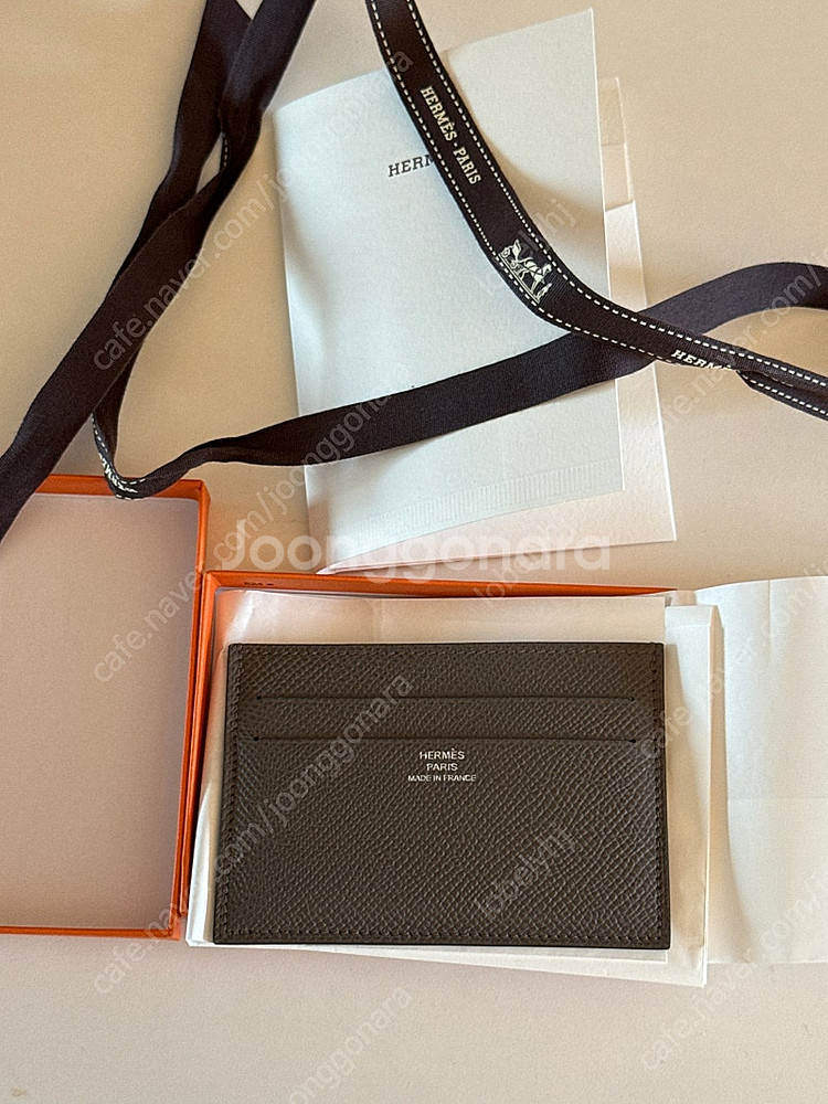 에르메스 시티즌 트윌 카드 홀더 그리스 에땅--0