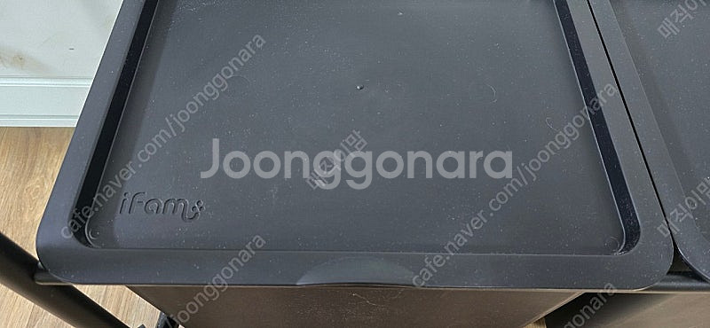 아이팜 룩 트롤리 행거 정리함 2단 유아행거--1